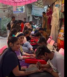 ਬਲਾਚੌਰ ਵਿਖੇ ਕਰਵਾ ਚੌਥ ਦਾ ਤਿਉਹਾਰ ਬੜੀ ਧੂਮਧਾਮ ਨਾਲ ਮਨਾਇਆ