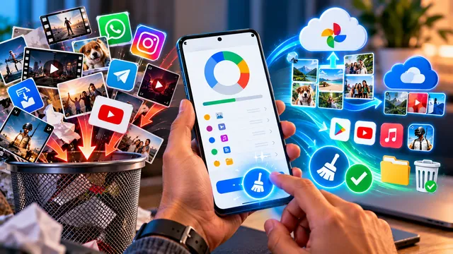 Smartphone Storage Solutions:  ਫੋਨ ਦੀ ਸਟੋਰੇਜ ਹੋ ਗਈ ਹੈ ਫੁੱਲ? ਬਿਨਾਂ ਫੋਟੋ-ਵੀਡੀਓ ਡਿਲੀਟ ਕੀਤੇ ਇੰਝ ਖਾਲੀ ਕਰੋ ਕਈ GB ਸਪੇਸ