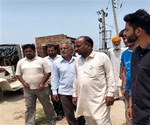ਪਿੰਡ ਖੁੰਦਰ ਹਿਠਾੜ ’ਚ ਹਥਿਆਰਾਂ ਨਾਲ ਲੈਸ ਬਦਮਾਸ਼ਾਂ ਨੇ ਕਿਸਾਨ ਦੇ ਘਰ ਕੀਤੀ ਗੋਲੀਬਾਰੀ