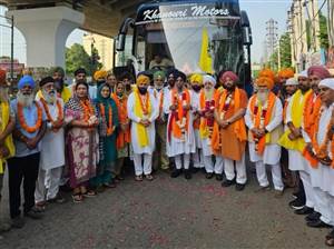 ਸਦਭਾਵਨਾ ਯਾਤਰਾ ਤਹਿਤ ਸੰਗਤ ਸ੍ਰੀ ਹਜੂਰ ਸਾਹਿਬ ਲਈ ਰਵਾਨਾ