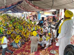 ਕਿਸਾਨਾਂ ਦਾ ਡੀਸੀ ਦਫਤਰ ਅੱਗੇ ਪੱਕਾ ਮੋਰਚਾ ਦੂਜੇ ਦਿਨ ਵੀ ਰਿਹਾ ਜਾਰੀ