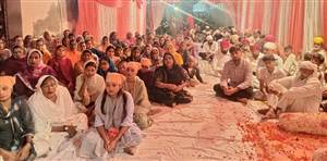 ਭਗਵਾਨ ਵਾਲਮੀਕਿ ਜੀ ਨੂੰ ਸਮਰਪਿਤ ਪਹਿਲਾ ਧਾਰਮਿਕ ਸਮਾਗਮ ਕਰਵਾਇਆ