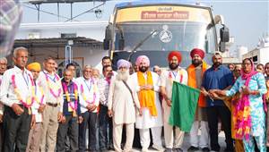 ਤੀਰਥ ਯਾਤਰਾ ਯੋਜਨਾ ਤਹਿਤ ਕਲਿਤਰਾ ਤੋਂ ਬੱਸ ਕੀਤੀ ਰਵਾਨਾ