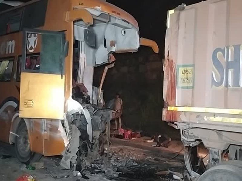 Accident in Rewa 15 people killed 27 injured in a collision between a ...