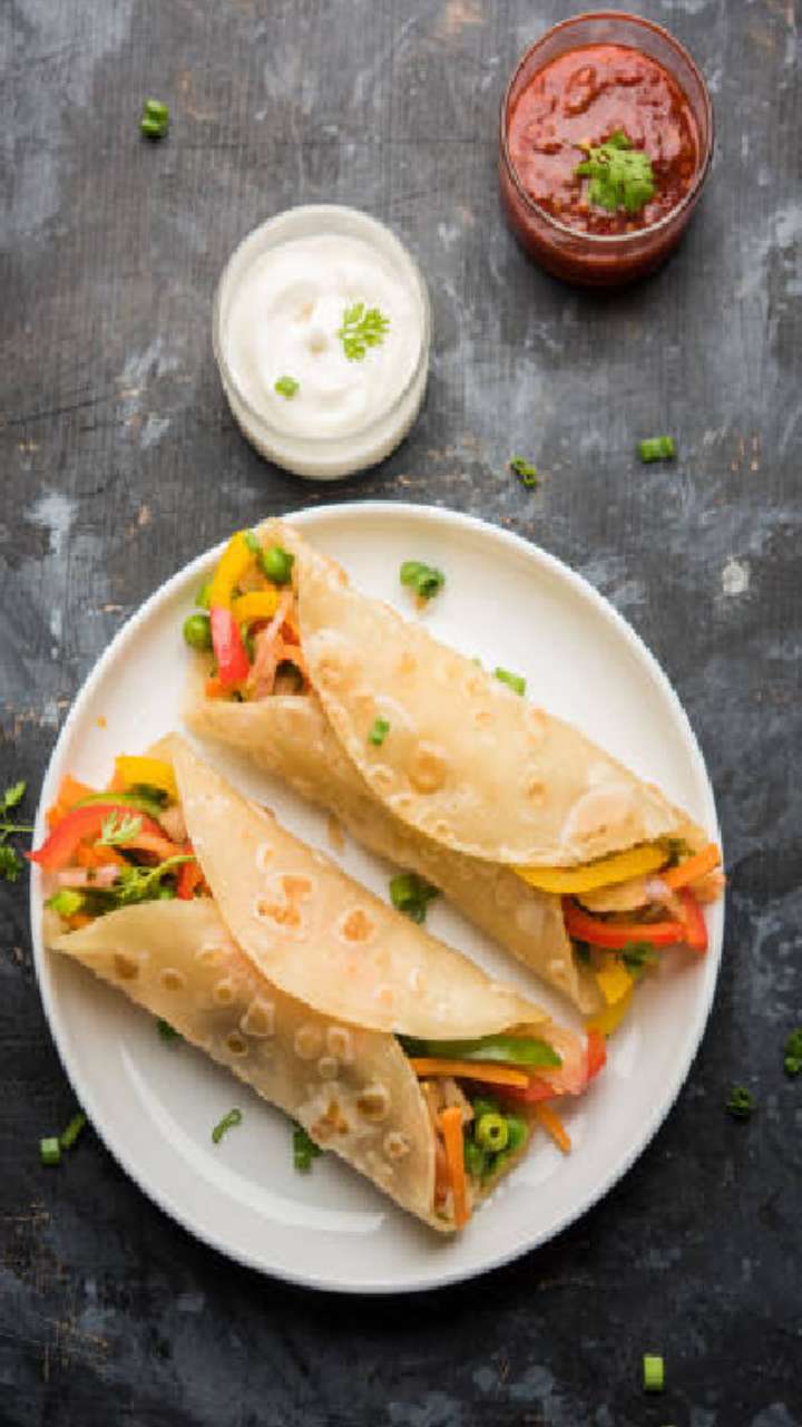 Scrap Roti how to make leftover roti roll for snack
